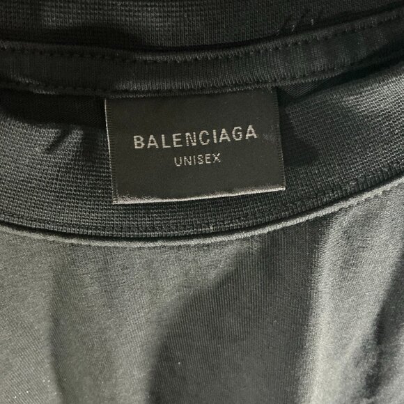 Black Balenciaga fade tee - Picture 5 of 6